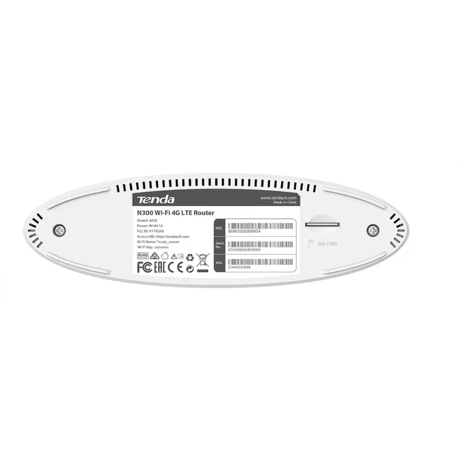 Tenda 4g03 N300 2port 300mbps Router (sım Kart Takılabilir)