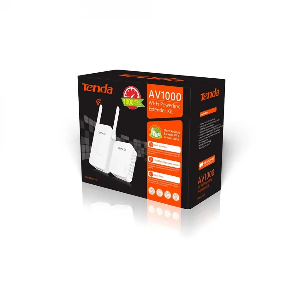 TENDA PH5 AV1000 2,4 GHZ Wİ-Fİ POWERLİNE EXTENDER