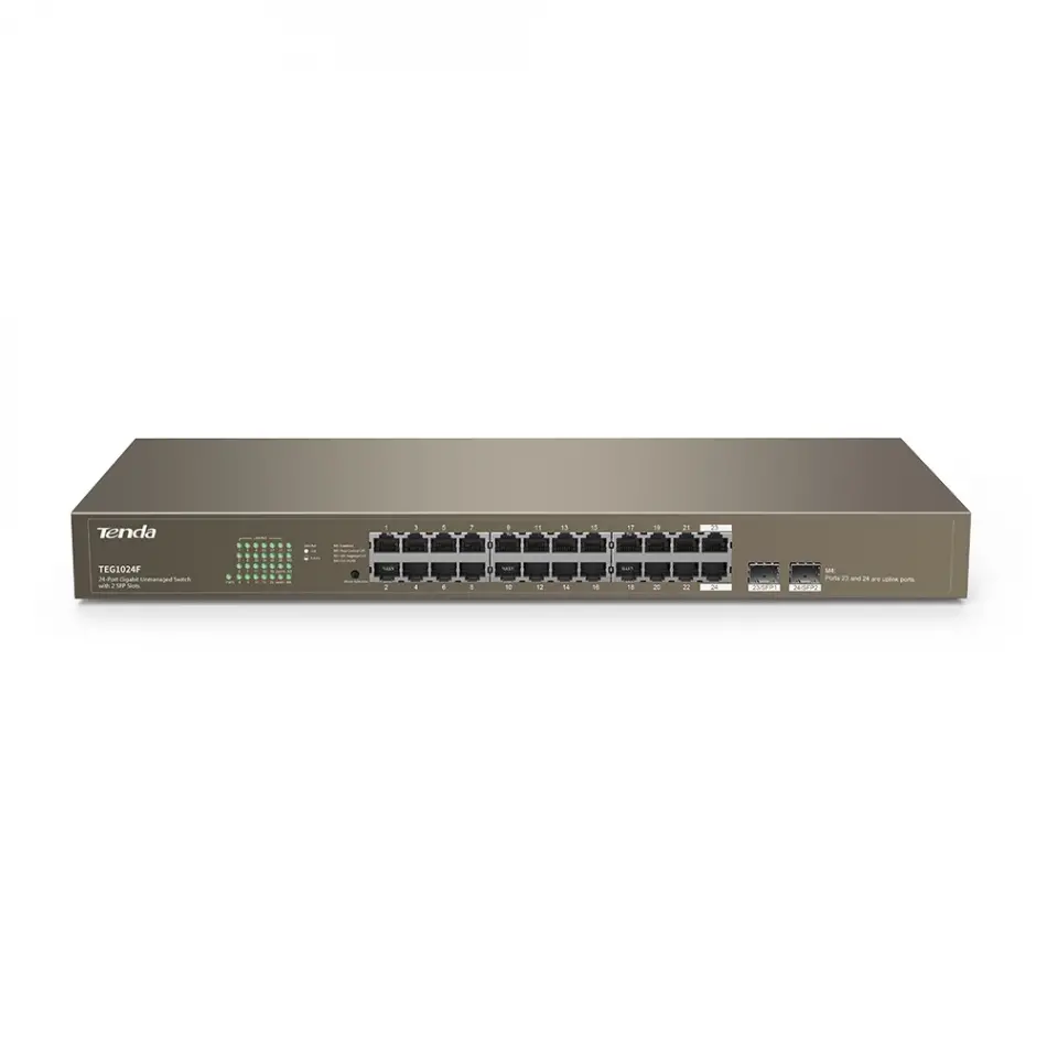 Tenda Teg1024f 24port 2sfp 10/100/1000 Gıgabıt Swıtch