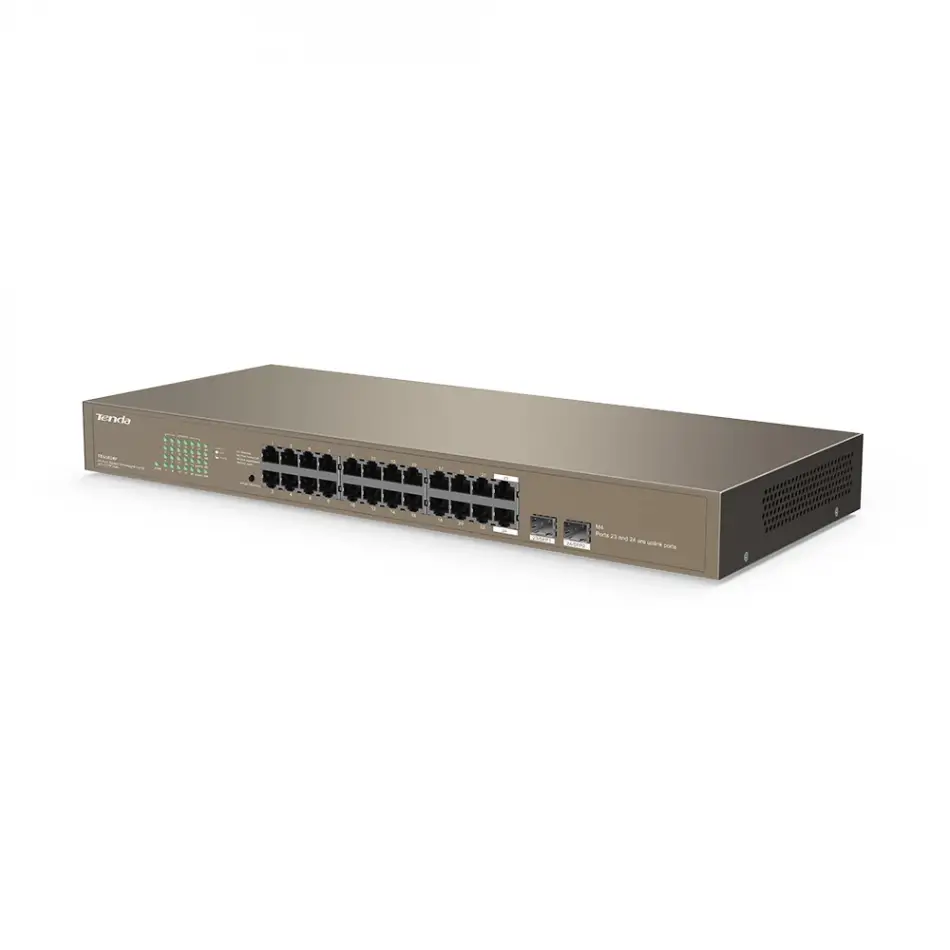 Tenda Teg1024f 24port 2sfp 10/100/1000 Gıgabıt Swıtch