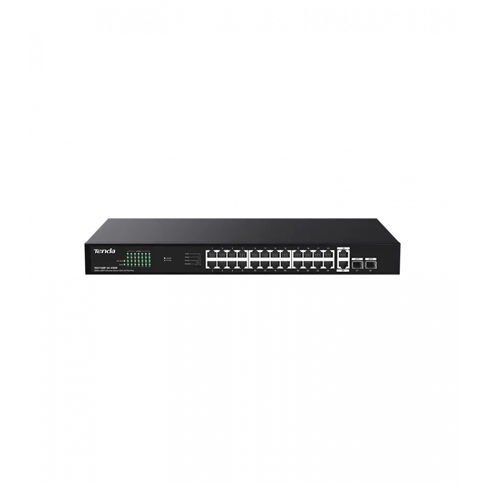 Tenda Teg1128p-24-410w 10/100/1000 24 Port Swıtch