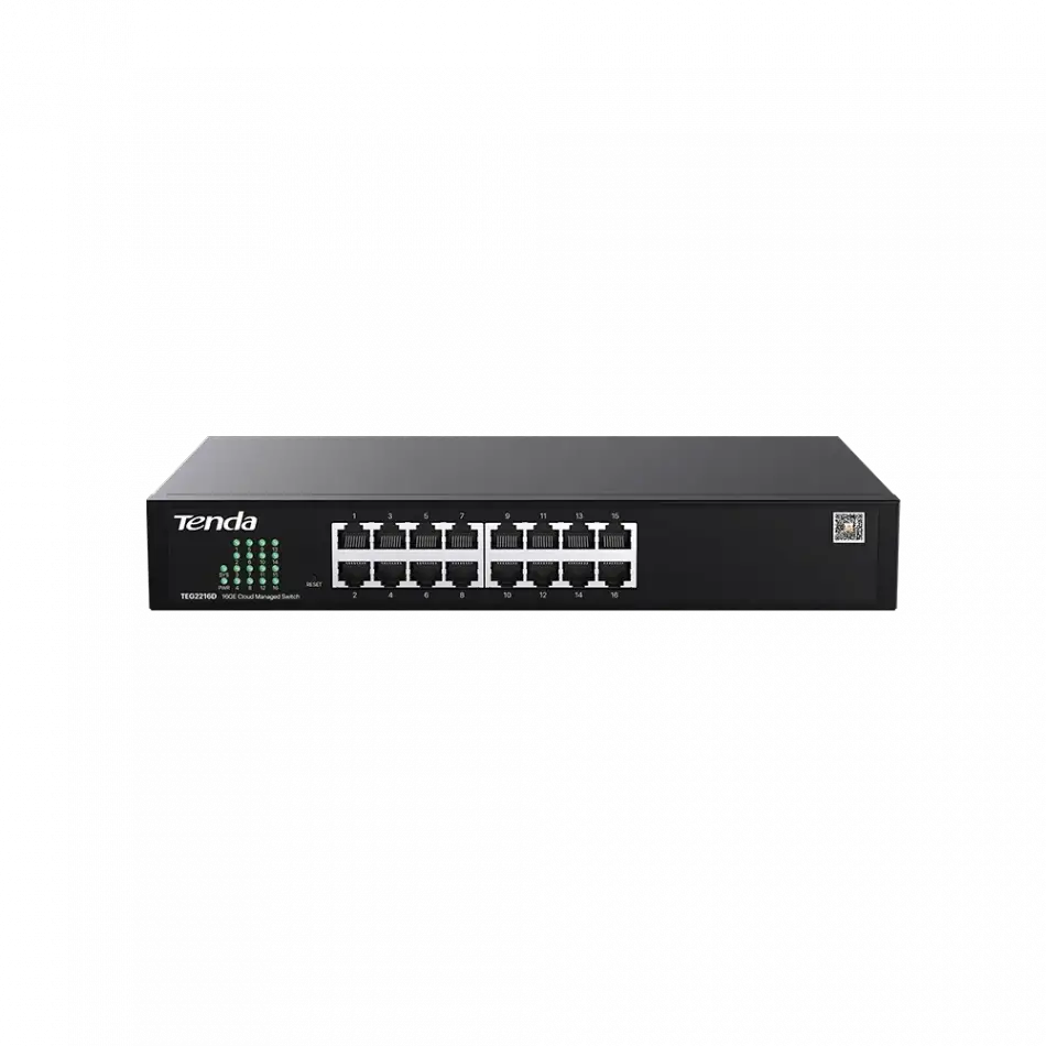 TENDA TEG2216D 16GE PORT CLOUD YÖNETİLEBİLİR SWİTCH