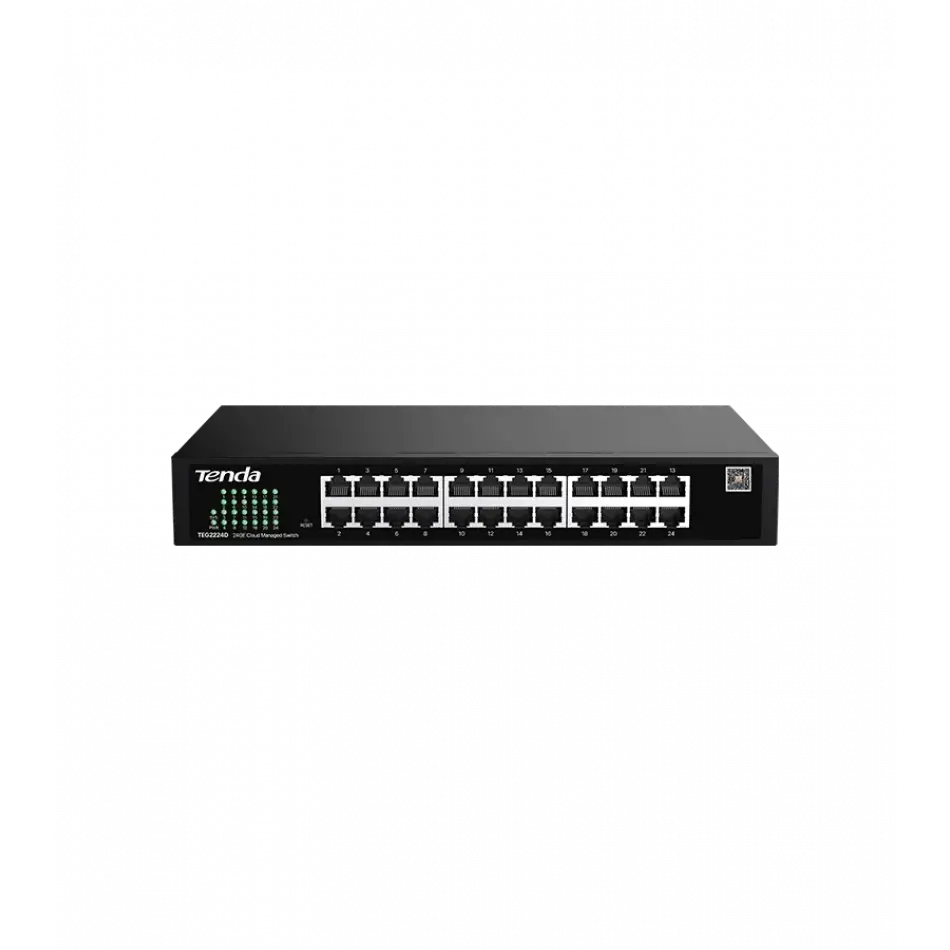 TENDA TEG2224D 24GE PORT BULUT YÖNETİLEBİLİR SWİTCH
