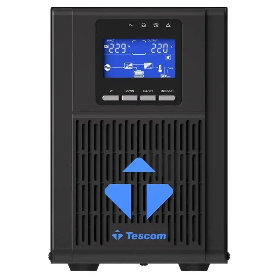 Tescom Neolıne 1kva 1f/1f (2x9ah) 4/8dk Lcd Onlıne Ups