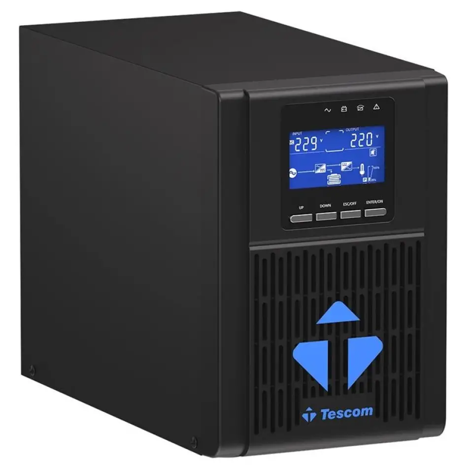 Tescom Neolıne 1kva 1f/1f (2x9ah) 4/8dk Lcd Onlıne Ups