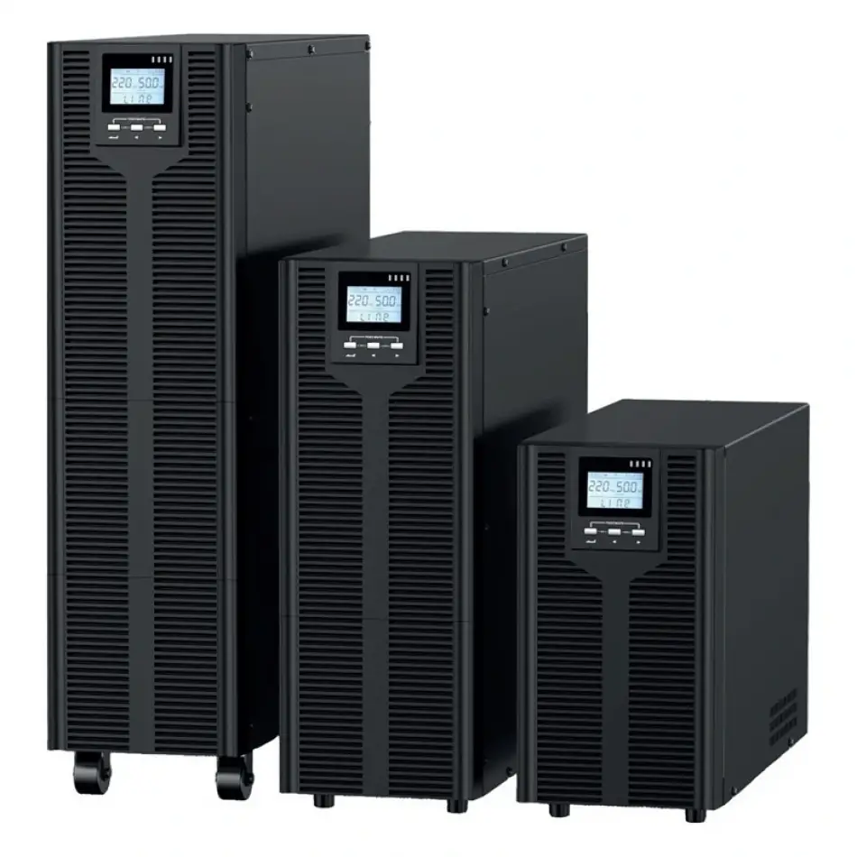 Tescom Teos 320 20kva 3f/3f (40x7ah) Rs-232 6/15 Dk Lcd Onlıne Ups (trıfaze)