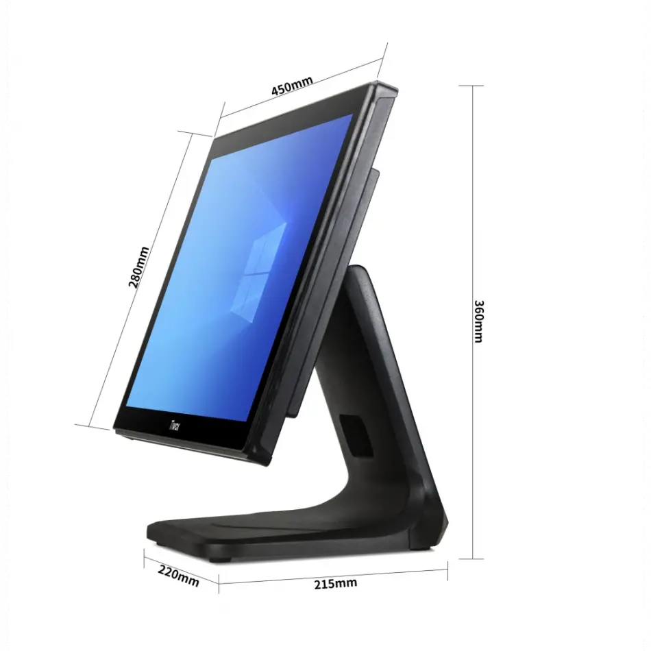 Tiwox Tp-7610, Intel İ7 10.nesil, 18.5 Ekran,  8gb Ram, 128gb M.2 Ssd, Endüstriyel, Dokunmatik Pos Pc
