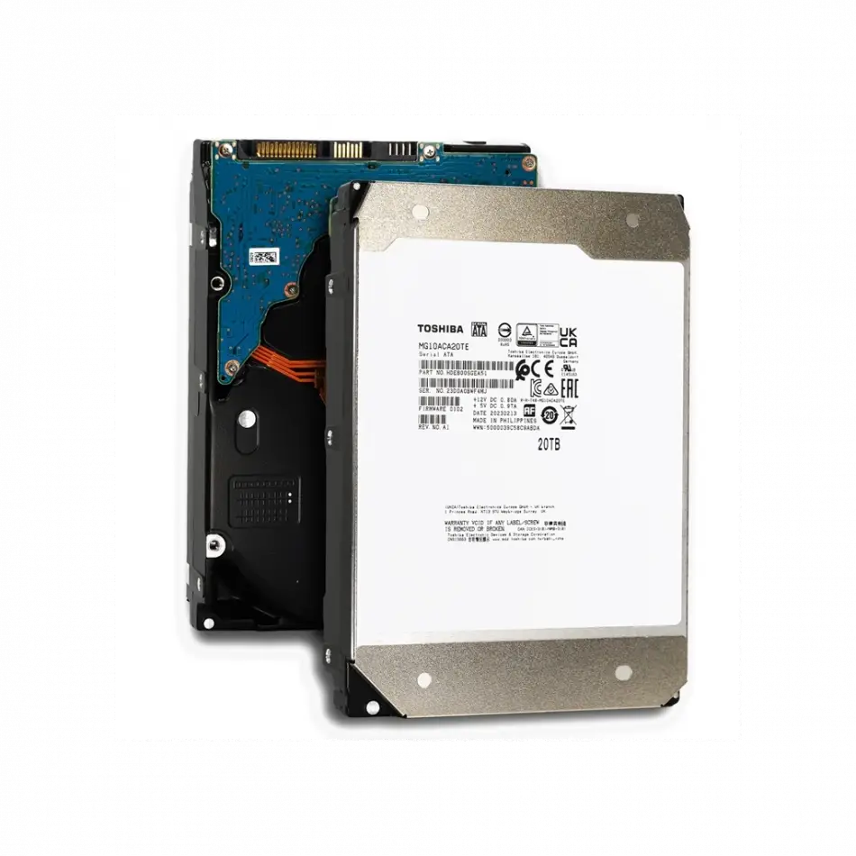 Toshıba Enterprıse, Mg10aca20te, 3.5, 20tb, 512mb 7200 Rpm, 7/24 Güvenlik, Data Center, Nas, Server, Hdd