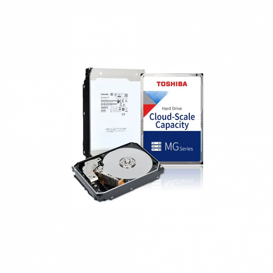 Toshıba Enterprıse, Mg10afa22te, 3.5, 22tb, 512mb 7200 Rpm, 7/24 Güvenlik, Data Center, Nas, Server, Hdd