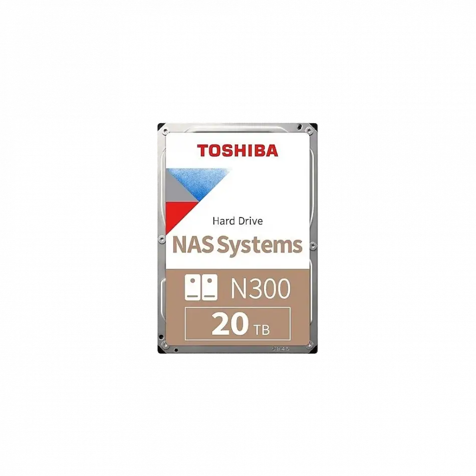 Toshıba N300, Hdwg62auzsva, 3.5, 20tb, 512mb 7200 Rpm, Sata3, 7/24 Nas, Server, Hdd