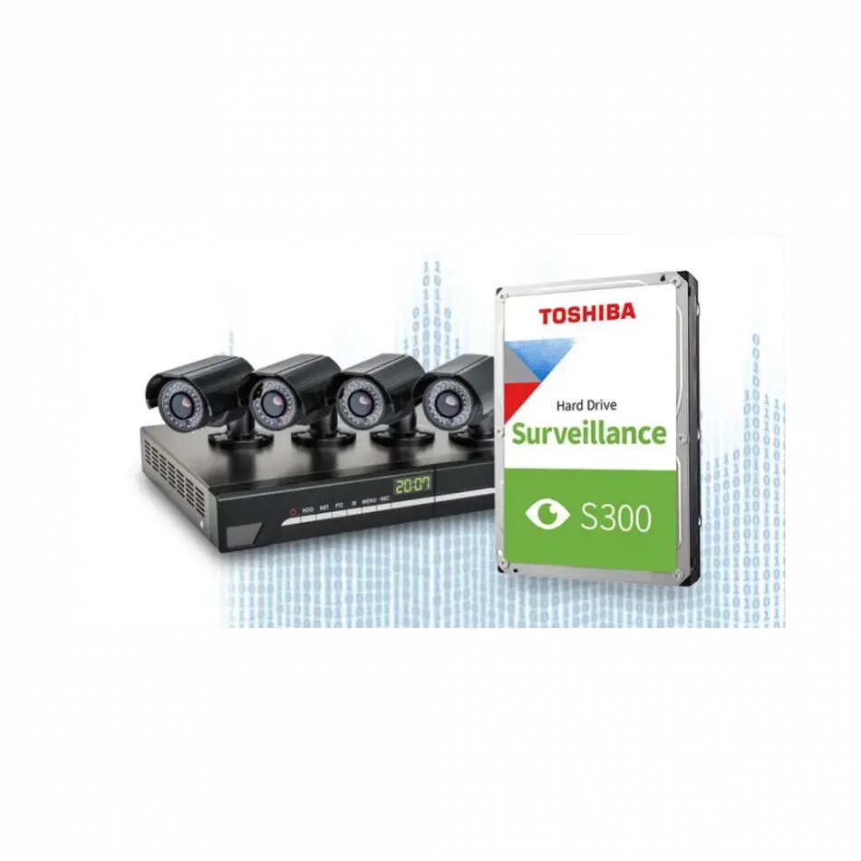 Toshıba S300, Hdwt720uzsva, 3.5, 2tb, 128mb 5400 Rpm, 7/24 Güvenlik Hdd