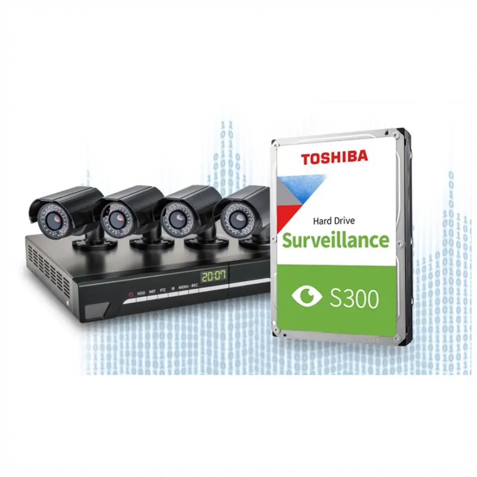 Toshıba S300, Hdwt840uzsva, 3.5, 4tb, 256mb 5400 Rpm, 7/24 Güvenlik Hdd