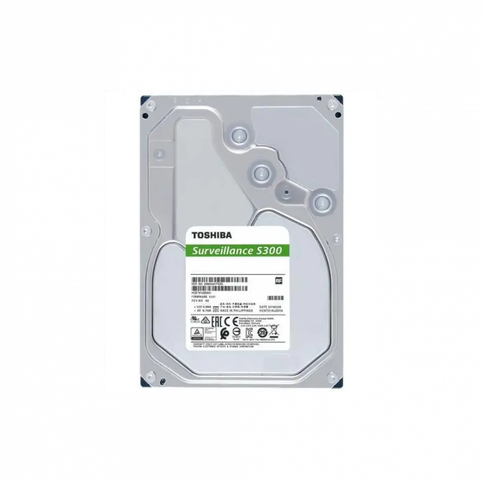 Toshıba S300, Hdwt860uzsva, 3.5, 6tb, 256mb 5400 Rpm, 7/24 Güvenlik Hdd