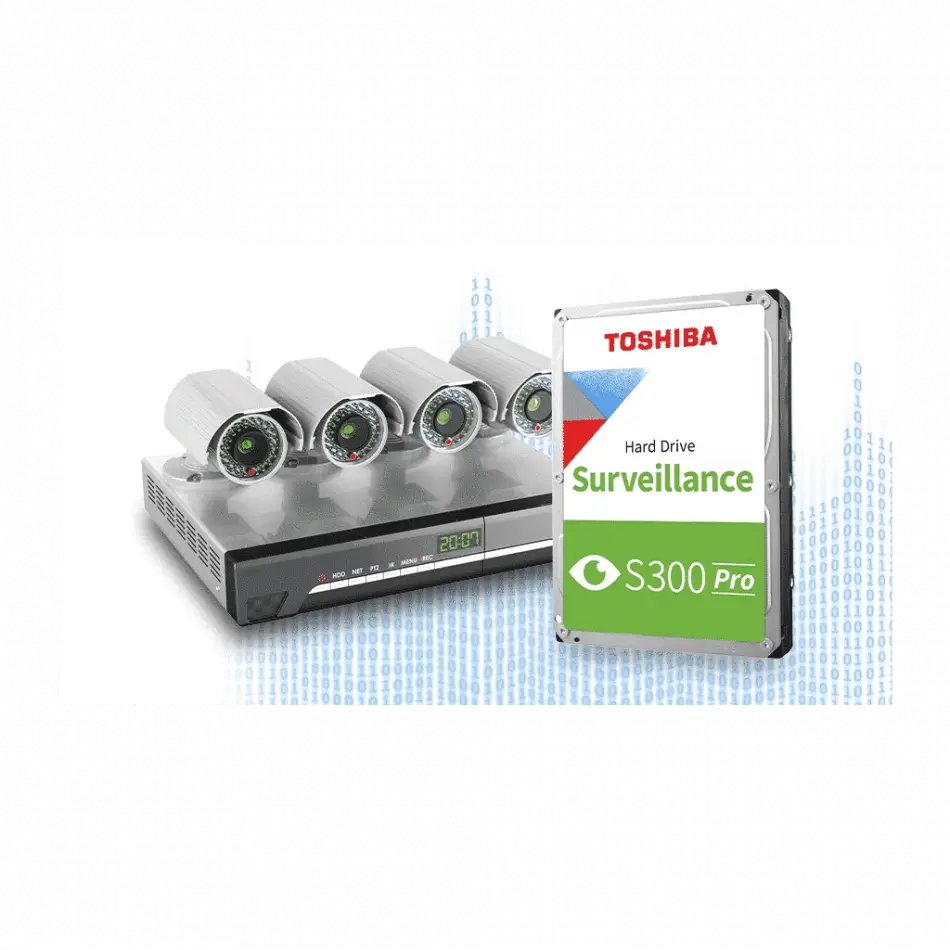 Toshıba S300 Pro, Md10ada800v, 3.5, 8tb, 512mb 7200 Rpm, 7/24 Güvenlik Hdd