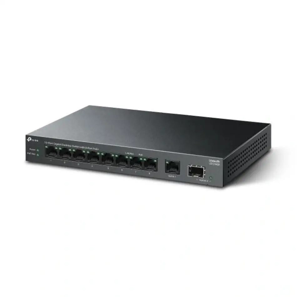 Tp Festa Ls1210gp 61w 8ge Poe Switch1sfp,1ge Uplin