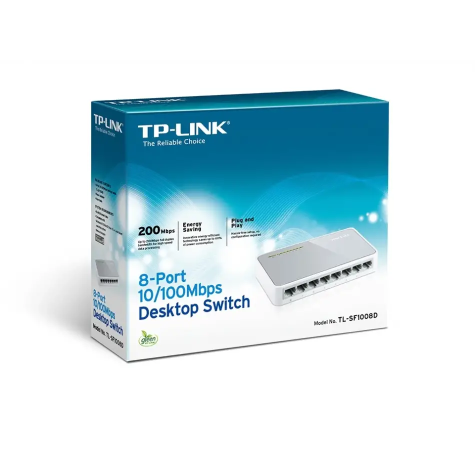 Tp Festa Tl-sf1008d 8li Masa Üstü Switch