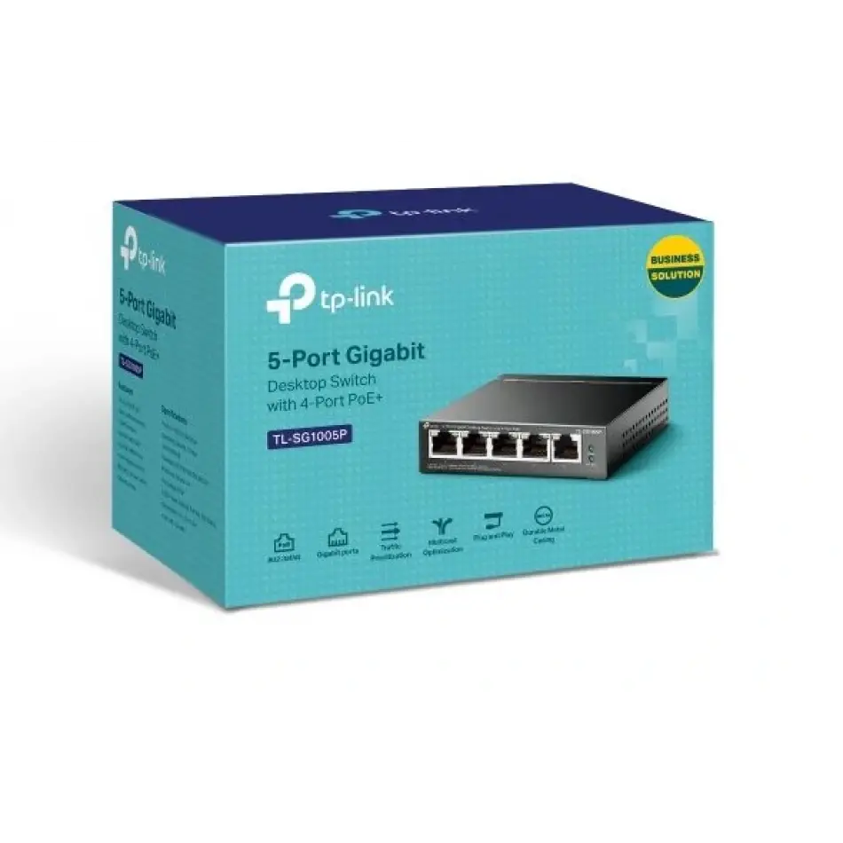 Tp Festa Tl-sg1005p 65w 5ge Switch,4ü Poe,metal