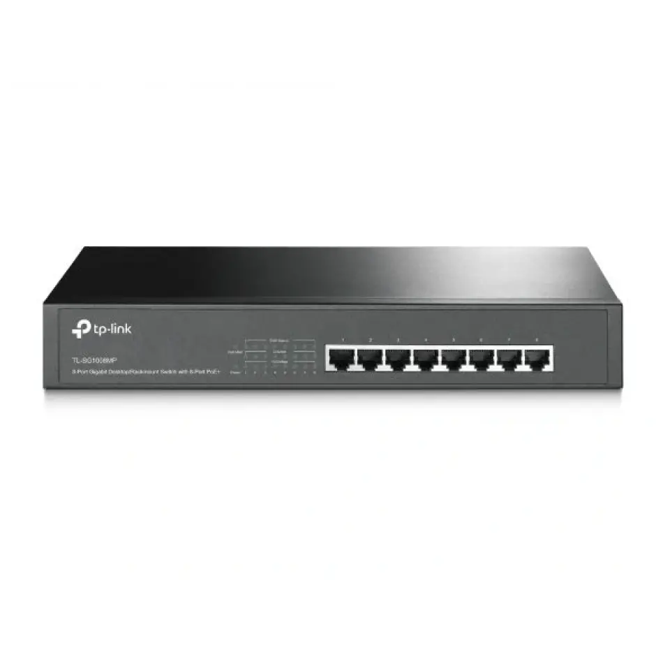 Tp Festa Tl-sg1008mp 153w 8ge Poe Switch,rack,meta