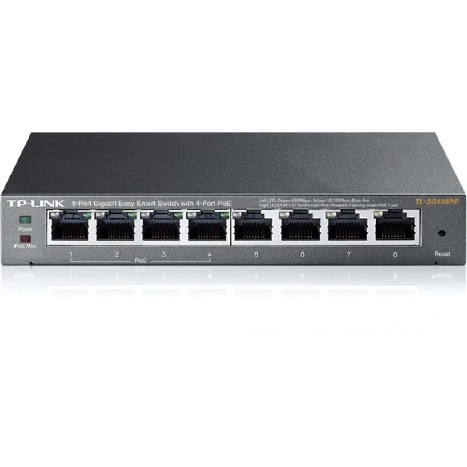 Tp Festa Tl-sg108pe 64w 8ge Smart Switch,4ü Poe
