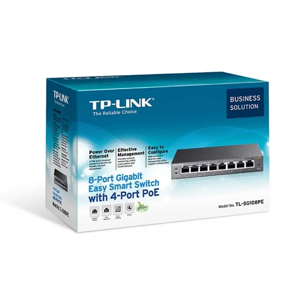 Tp Festa Tl-sg108pe 64w 8ge Smart Switch,4ü Poe