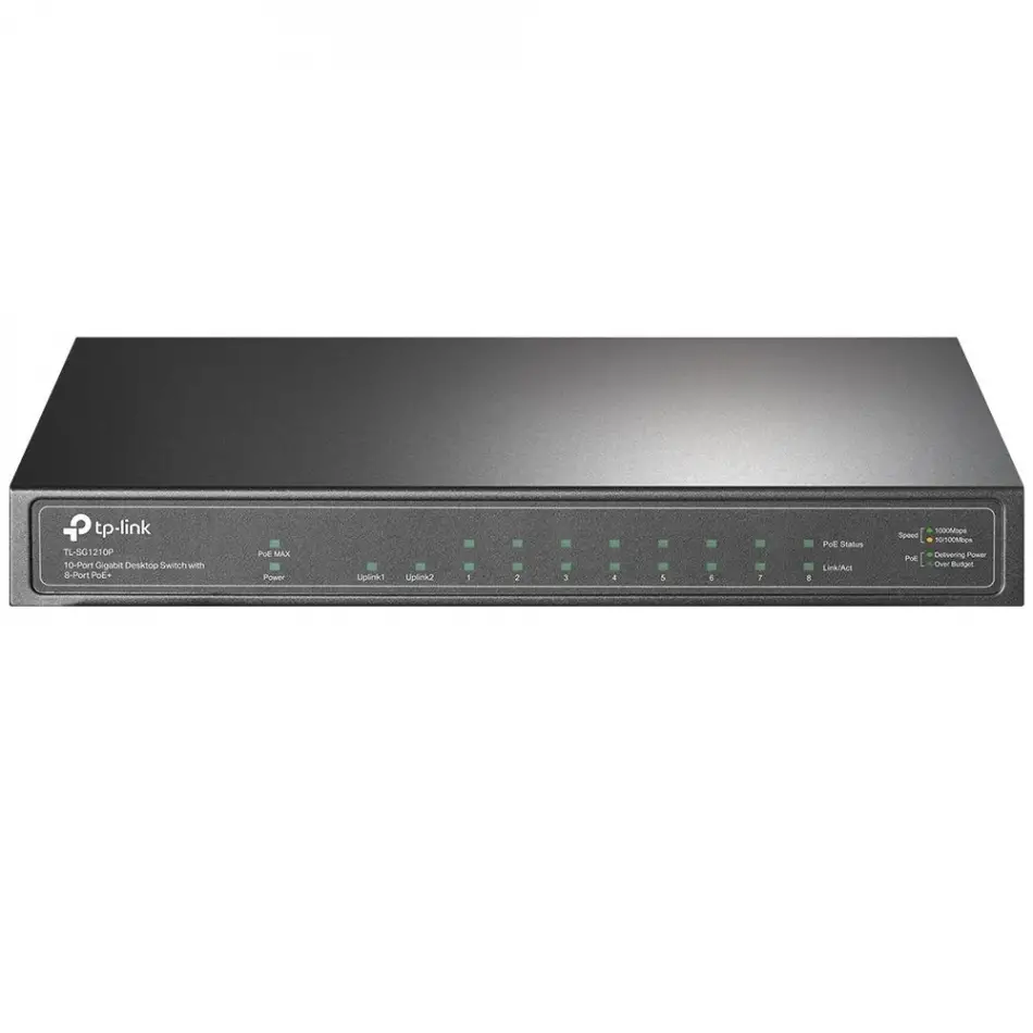 Tp Festa Tl-sg1210p 63w 8ge Poe Switch,1sfp,1ge Up