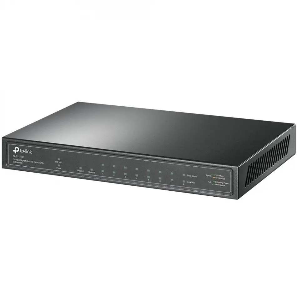 Tp Festa Tl-sg1210p 63w 8ge Poe Switch,1sfp,1ge Up