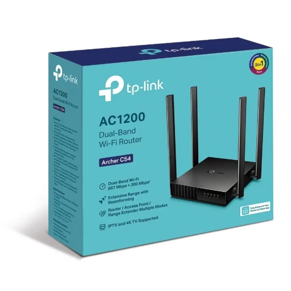 Tp-lınk Archer C54 Ac1200 Dual Band Router