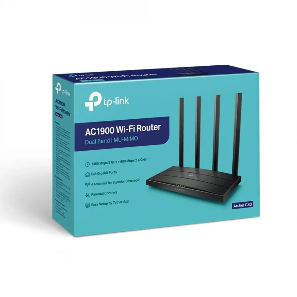 Tp-link Archer C80 Ac1900 Dual Band Wi-fi Router