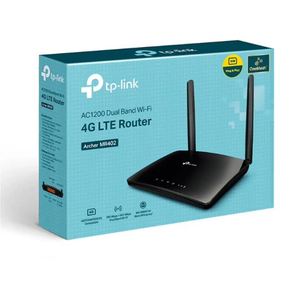 Tp-lınk Archer Mr402 Ac1200 4g Lte Dual-band Wı-fı Router