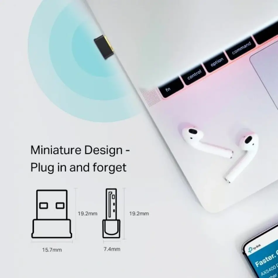 Tp-link Archer T2ub Nano Ac600 D.b Bluetooth Usb A