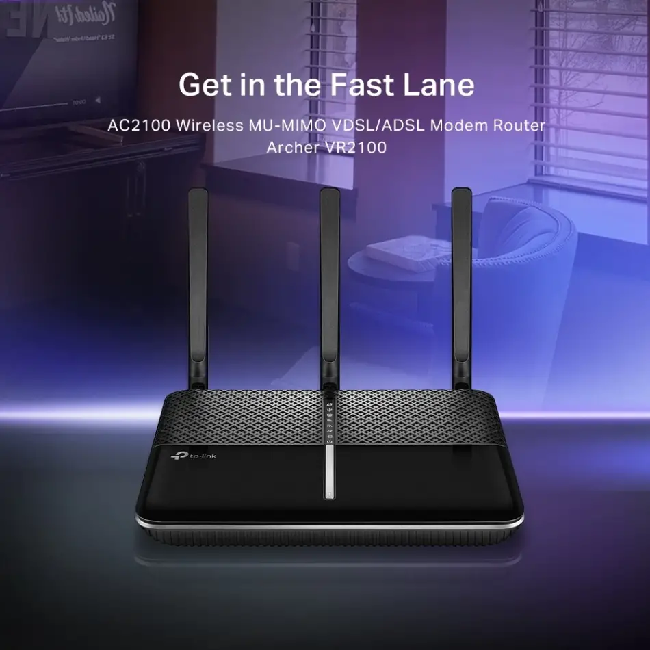 Tp-lınk Archer Vr2100 4port Vdsl/adsl 2100mbps Modem Router