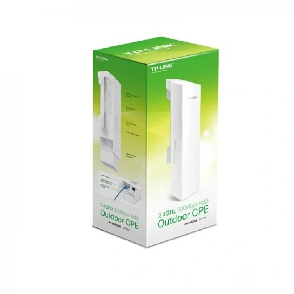 Tp-lınk Cpe210 1port Poe 300mbps Outdoor Access Poınt