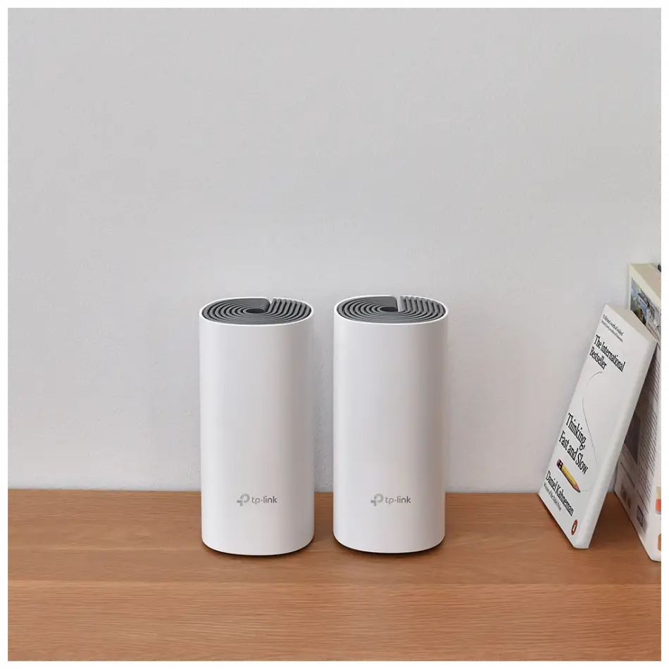 Tp-lınk Deco-e4, Ac1200, İkili Mesh, 1200mbps, Dual Band, 2port Megabit Lan, 260m2 Kapsama Alanı, Router, Geniş Alan İnternet Ağı Sağlayıcısı