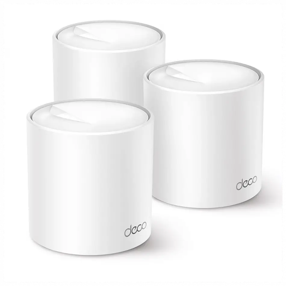 Tp-lınk Deco-x50, Ax3000, Üçlü Mesh, 3000mbps, Dual Band, Wifi6, 3port Gigabit Lan, 600m2 Kapsama Alanı, Router, Geniş Alan İnternet Ağı Sağlayıcısı