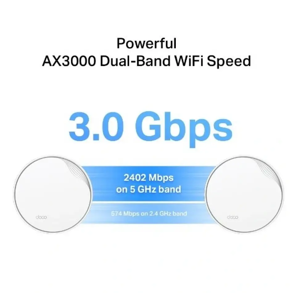 Tp-link Deco X50-poe(1-pack)ax3000 Ev-fi  6 Sistem