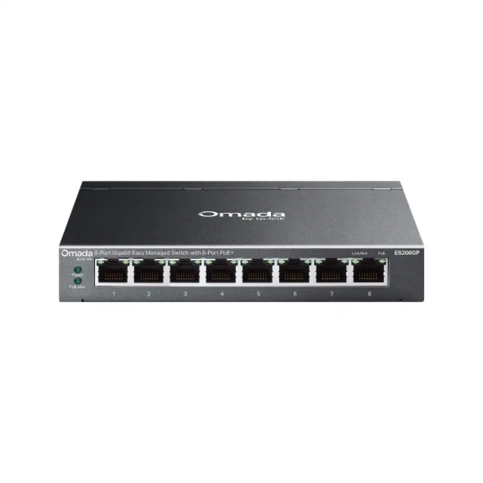 Tp-lınk Omada Es208gp 8port Yönetileblr 64w Poe