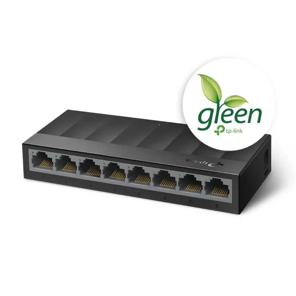 Tp-lınk Ls1008g 8 Port 10/100/1000 Gıgabıt Plastik Kasa Swıtch