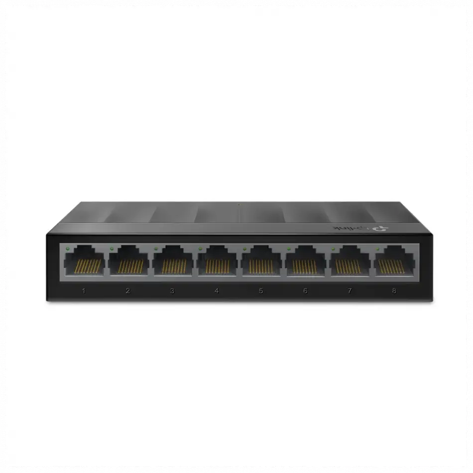 Tp-lınk Ls1008g, Green Tech, 8 Port Gigabit, Yönetilemez, Masaüstü Switch