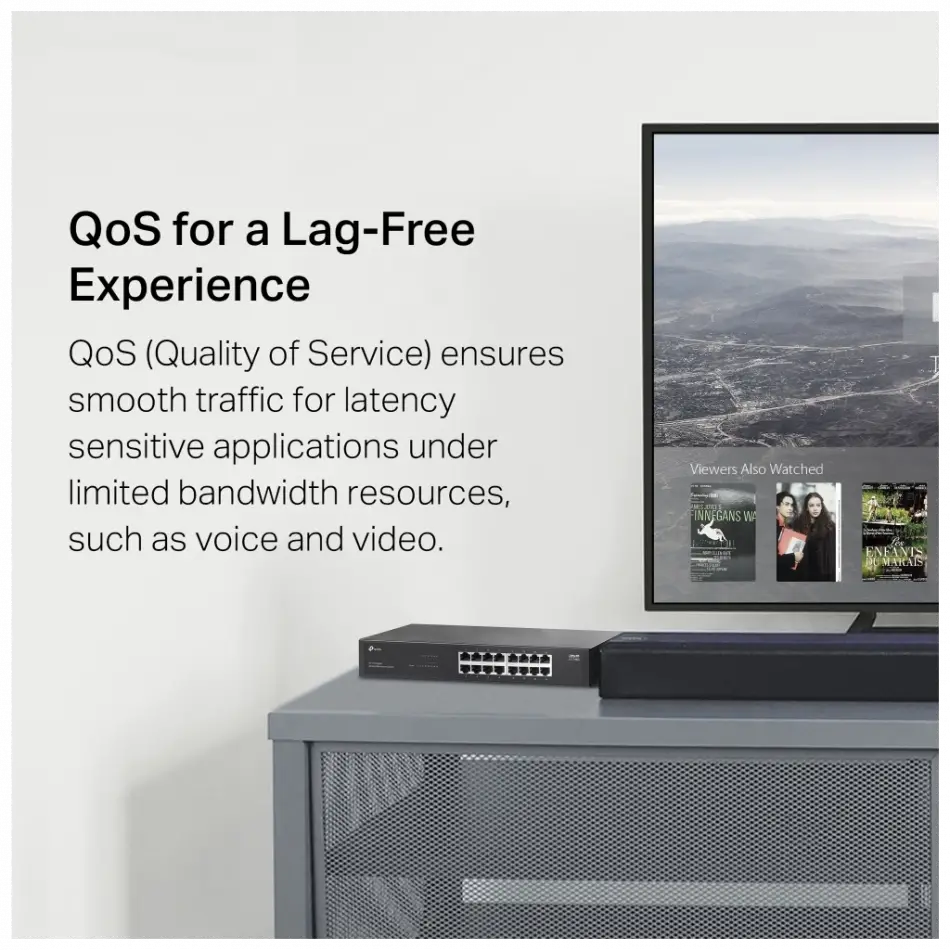 Tp-lınk Ls1016g, Green Tech, 16 Port Gigabit, Yönetilemez, Metal Kasa, Masaüstü Switch