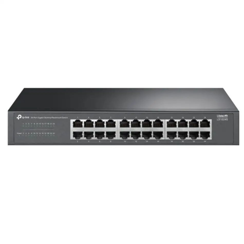 Tp-lınk Ls1024g 24 Port Gıgabıt Masaüstü Rackmount Swıtch