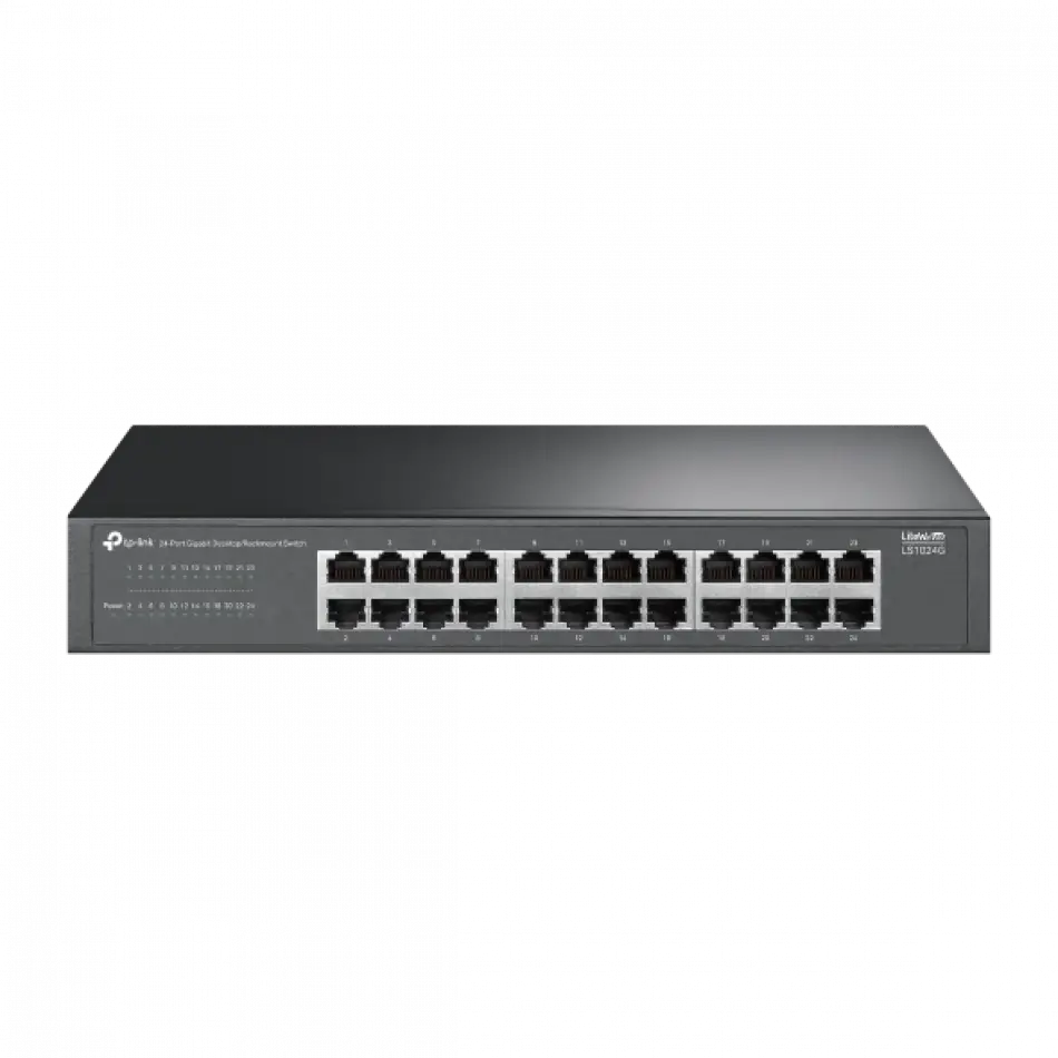 TP-LINK LS1024G 24PORT 10/100/1000 YÖNETİLEMEZ SWITCH