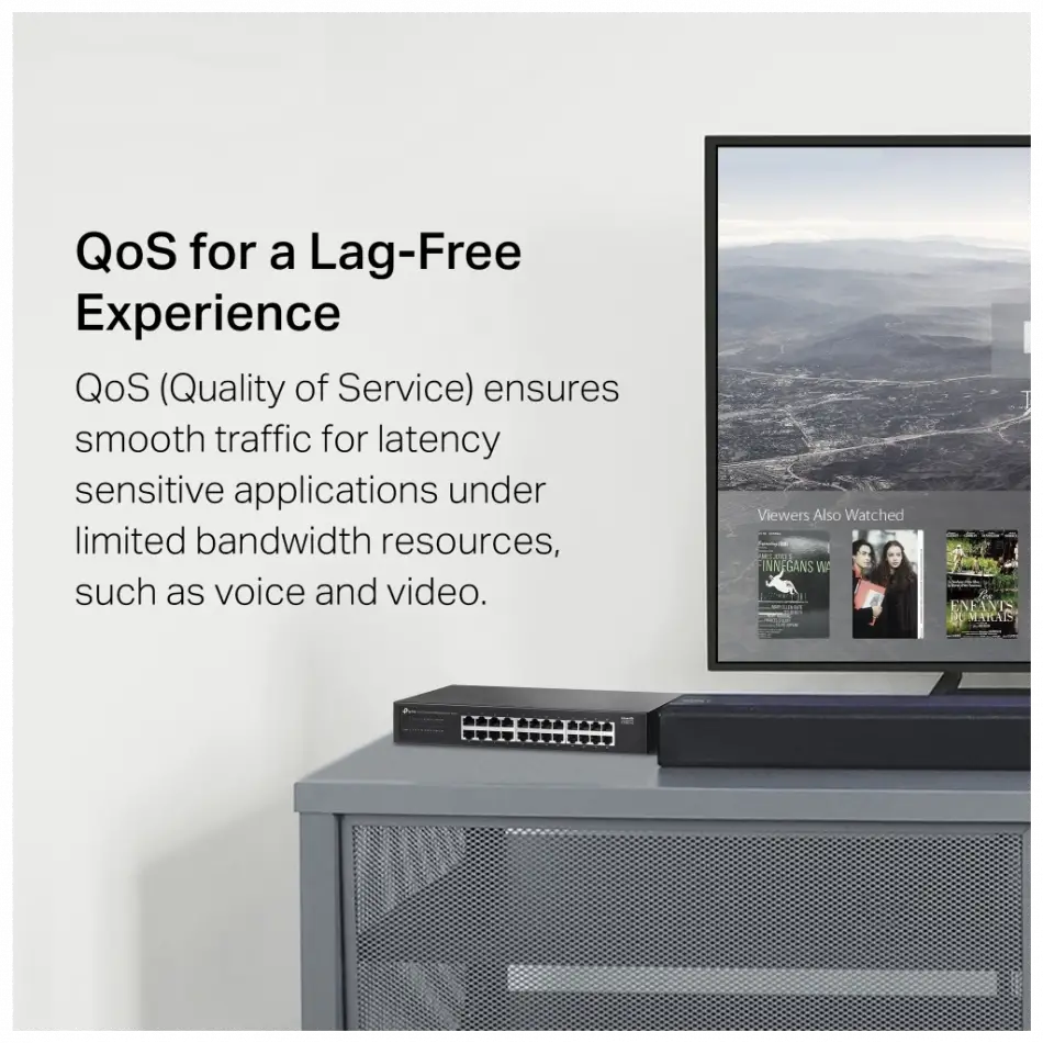 Tp-lınk Ls1024g, Green Tech, 24 Port Gigabit, Yönetilemez, Metal Kasa, Masaüstü Switch