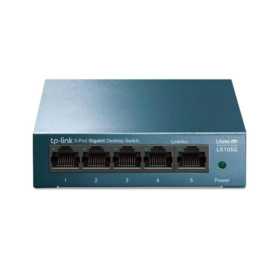 Tp-lınk Ls105g 5 Port Gıgabıt Metal Kasa Swıtch