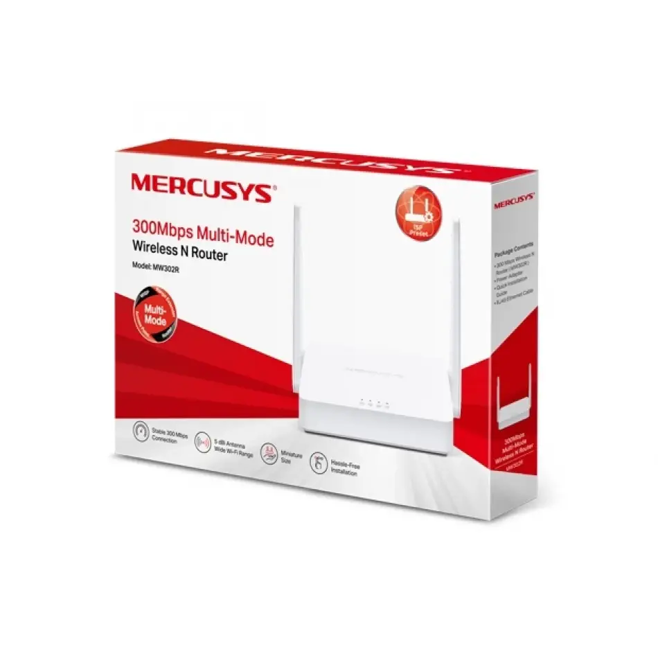 Tp-lınk Mercusys Mw302r 3port 300mbps A.poınt/router