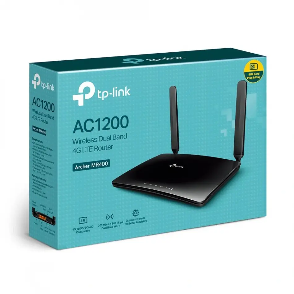 Tp-link Mr400 D.b 1200mbps 3g/4g Lte Router