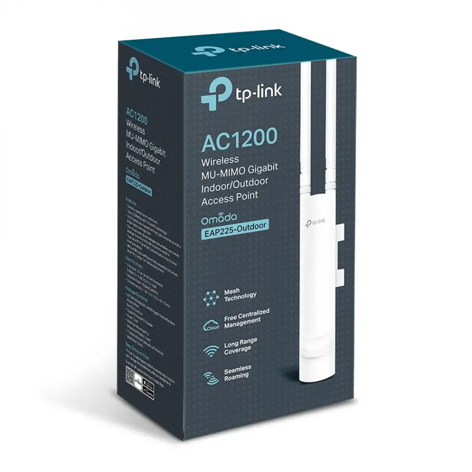 Tp-lınk Omada Eap225 Ac1200 1port Poe Indoor/outdoor Access Poınt