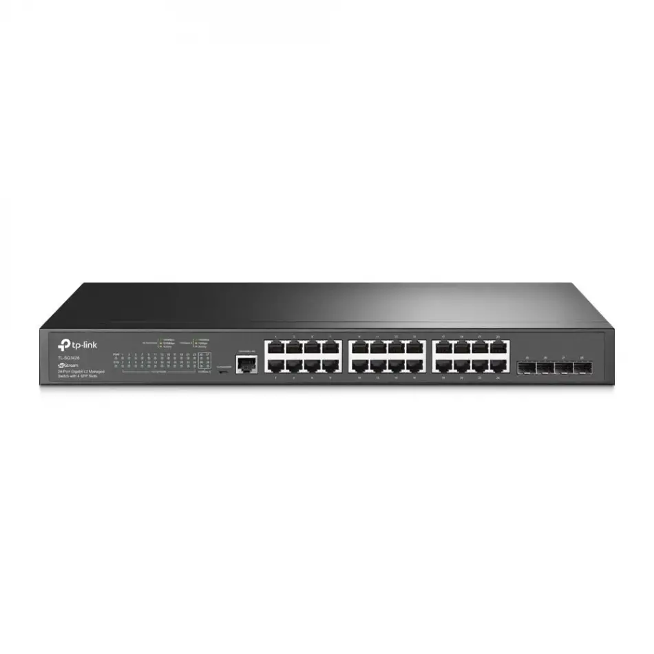 Tp-lınk Omada Tl-sg3428 24 Port Gıgabıt+4xgıgabıt Sfp Uplınk L2+ Yönetilebilir Rackmount Swıtch