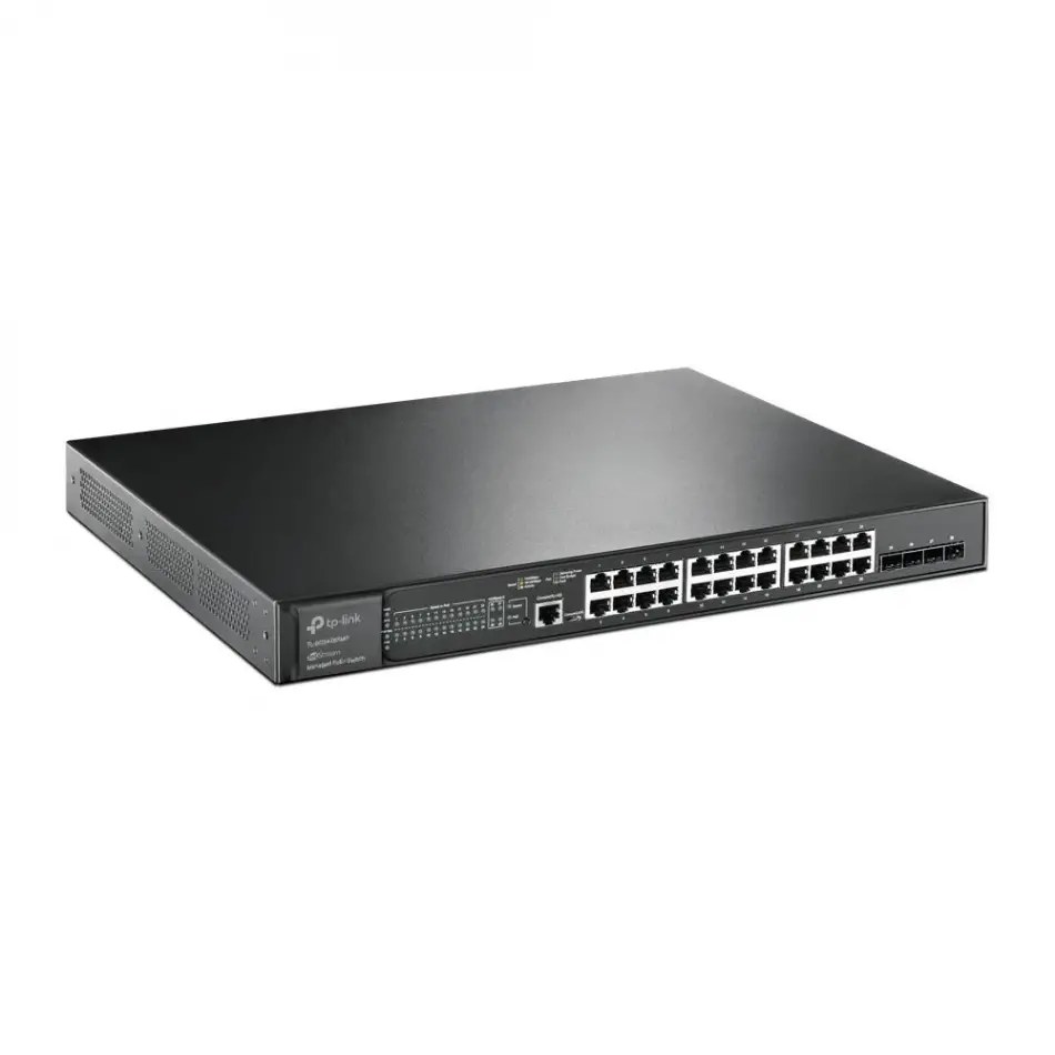 Tp-lınk Omada Tl-sg3428xmp 24 Port Gıgabıt + 4x10gb Sfp Uplınk Yönetilebilir 384w Poe Rackmount Swıtch