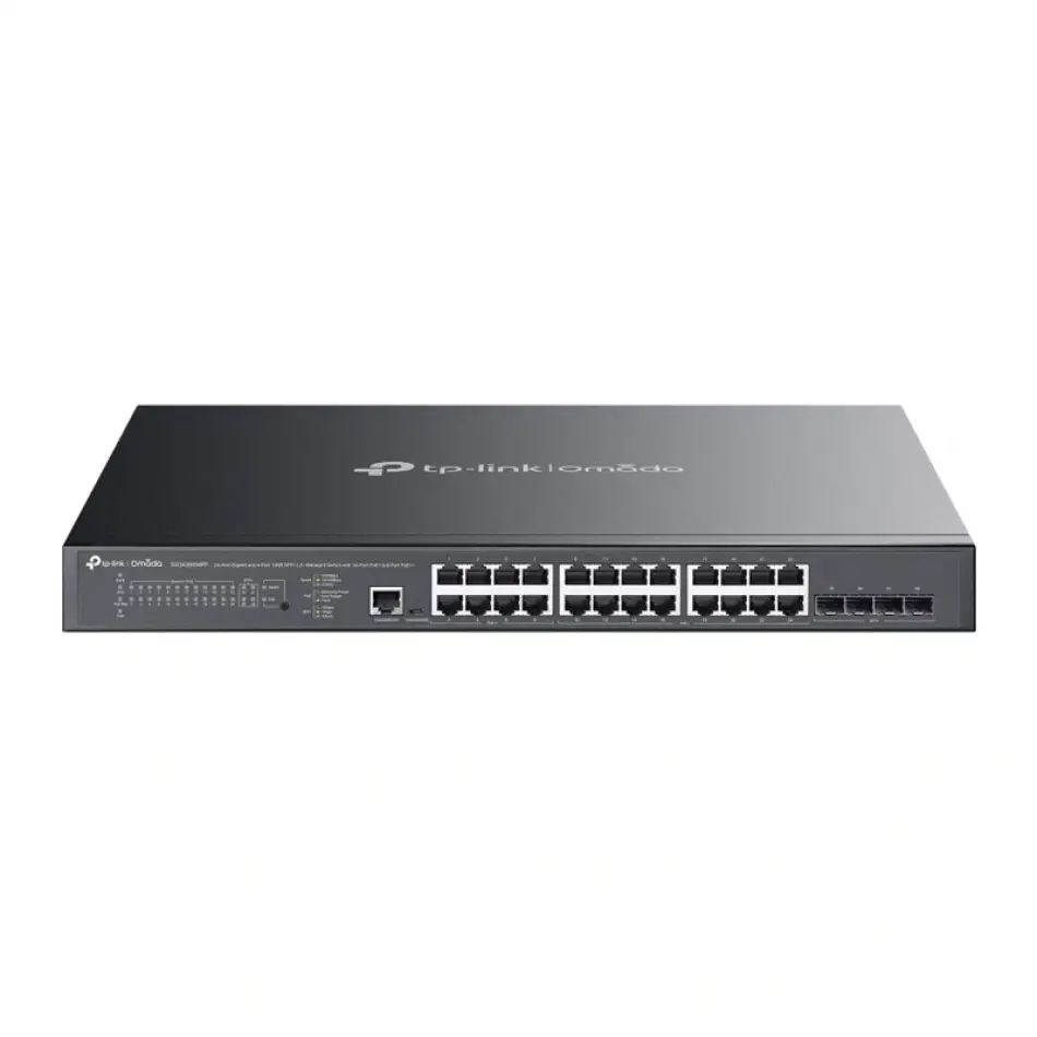 Tp-lınk Omada Tl-sg3428xmpp 24 Port Gıgabıt 4x10ge Sfp+ L2 Yönetilebilir Poe Swıtch