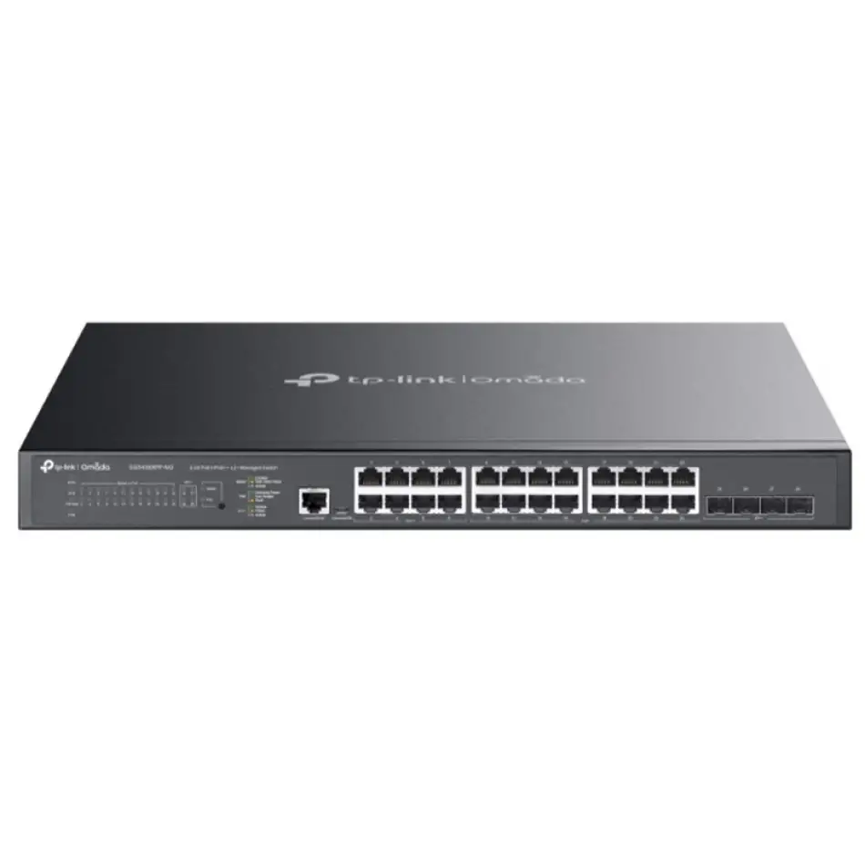 Tp-lınk Omada Tl-sg3428xpp-m2 24 Port 2.5gb 4 Port 10ge Sfp+ L2+ 500w Poe Yönetilebilir Swıtch
